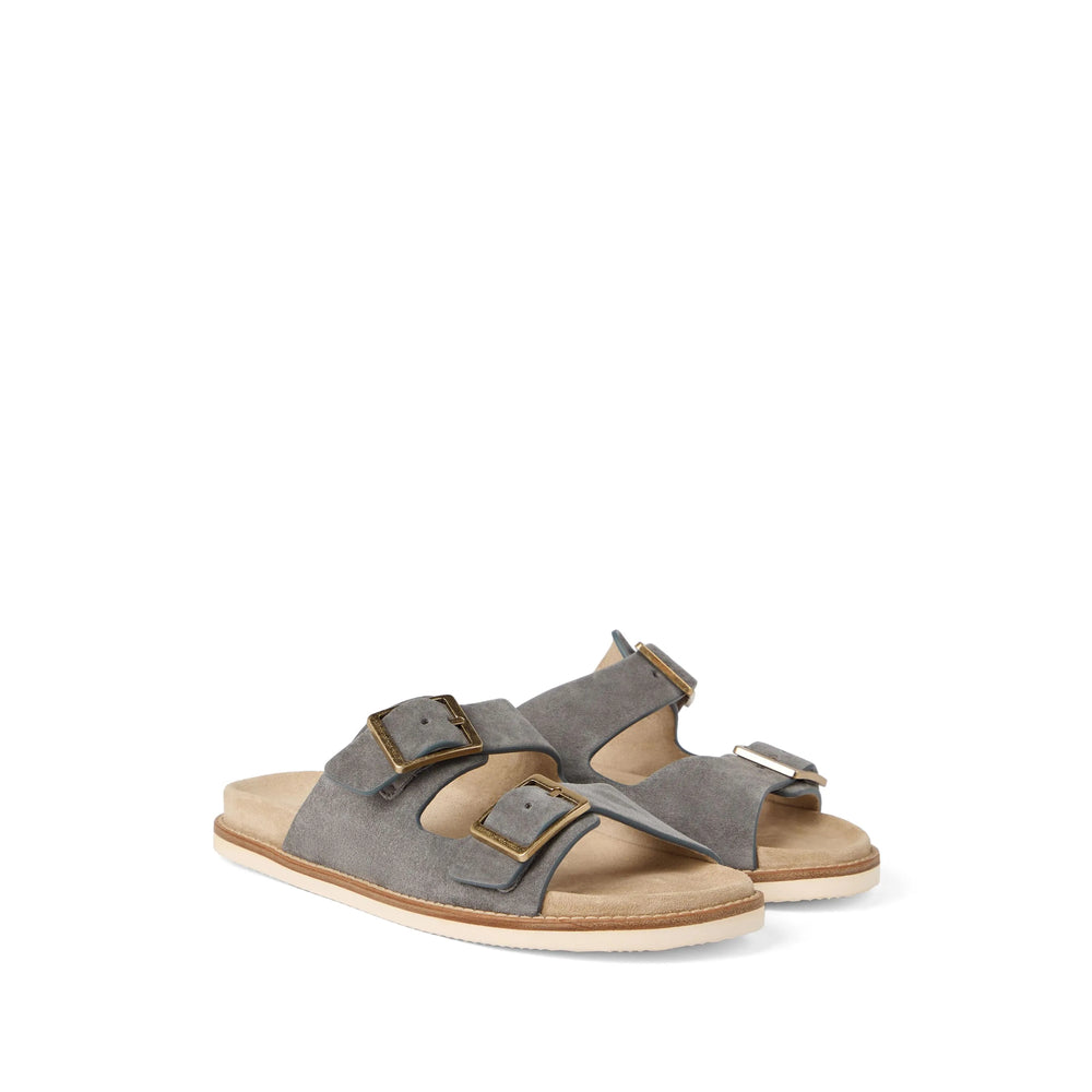 Brunello Cucinelli Slippers - Gray | Wanan Luxury