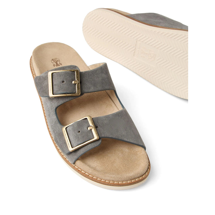 Brunello Cucinelli Slippers - Gray | Wanan Luxury