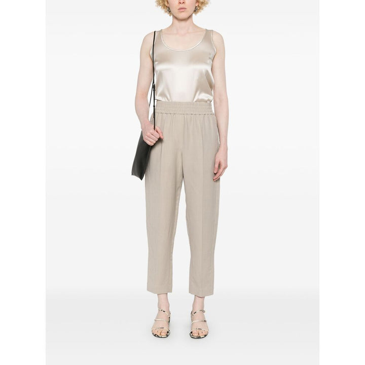 Brunello Cucinelli Neutral Pants - Neutral | Wanan Luxury