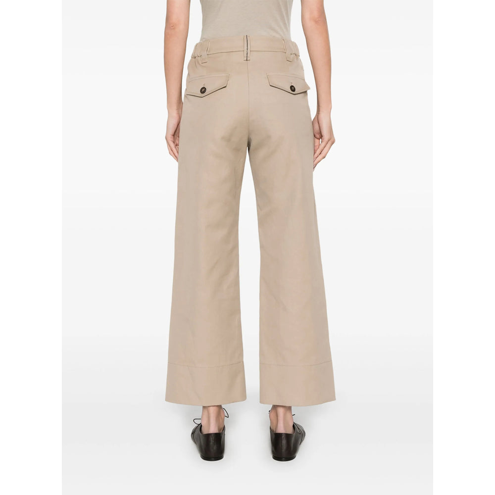 Brunello Cucinelli Neutral Pants - Neutral | Wanan Luxury