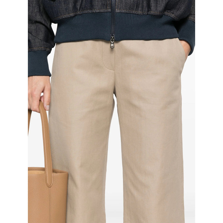 Brunello Cucinelli Neutral Pants - Neutral | Wanan Luxury