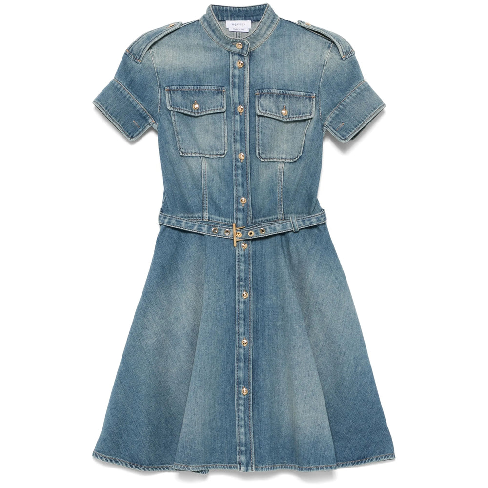 Alexander Mcqueen Abiti - Blu | Wanan Luxury
