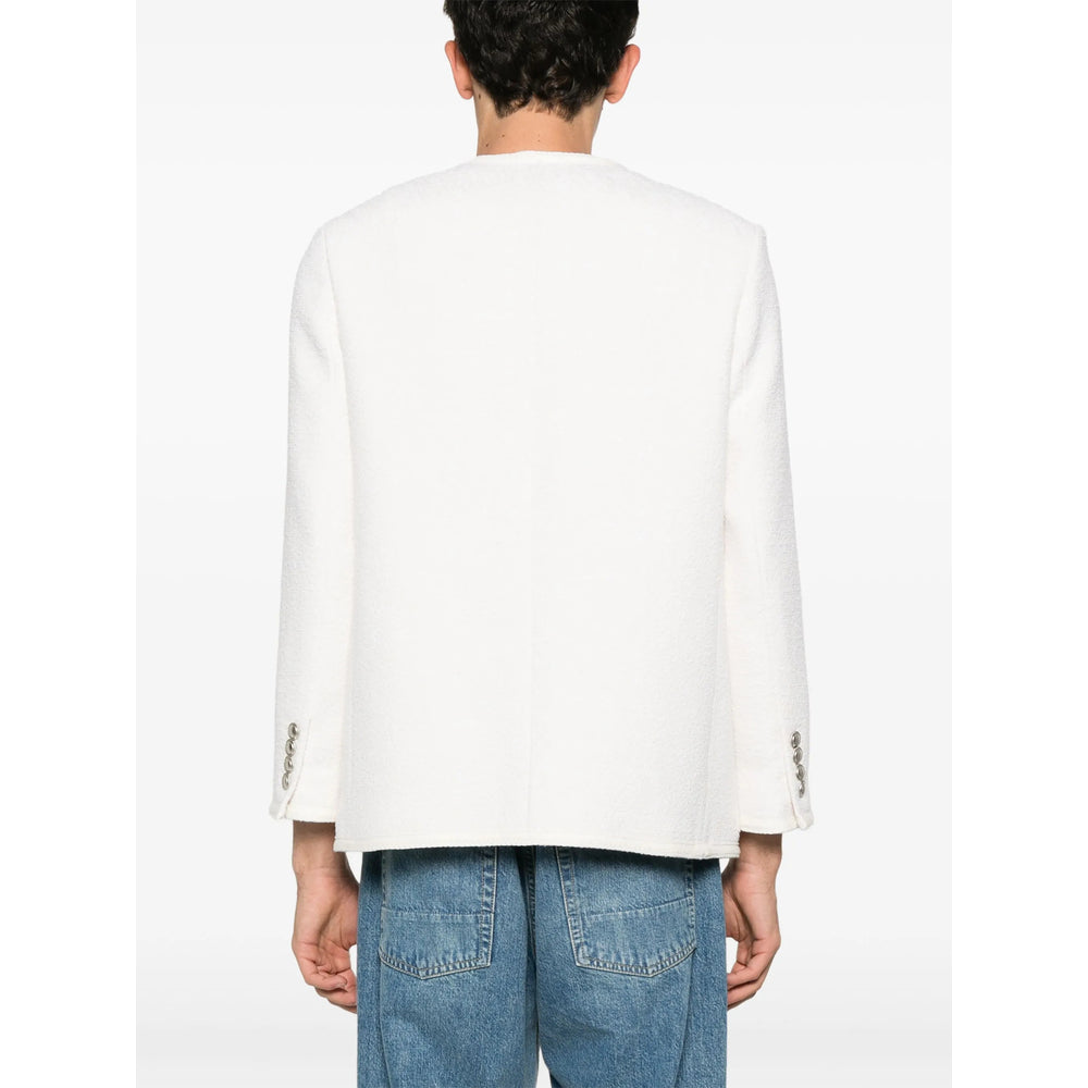 Dunst Wool Jackets - White | Wanan Luxury