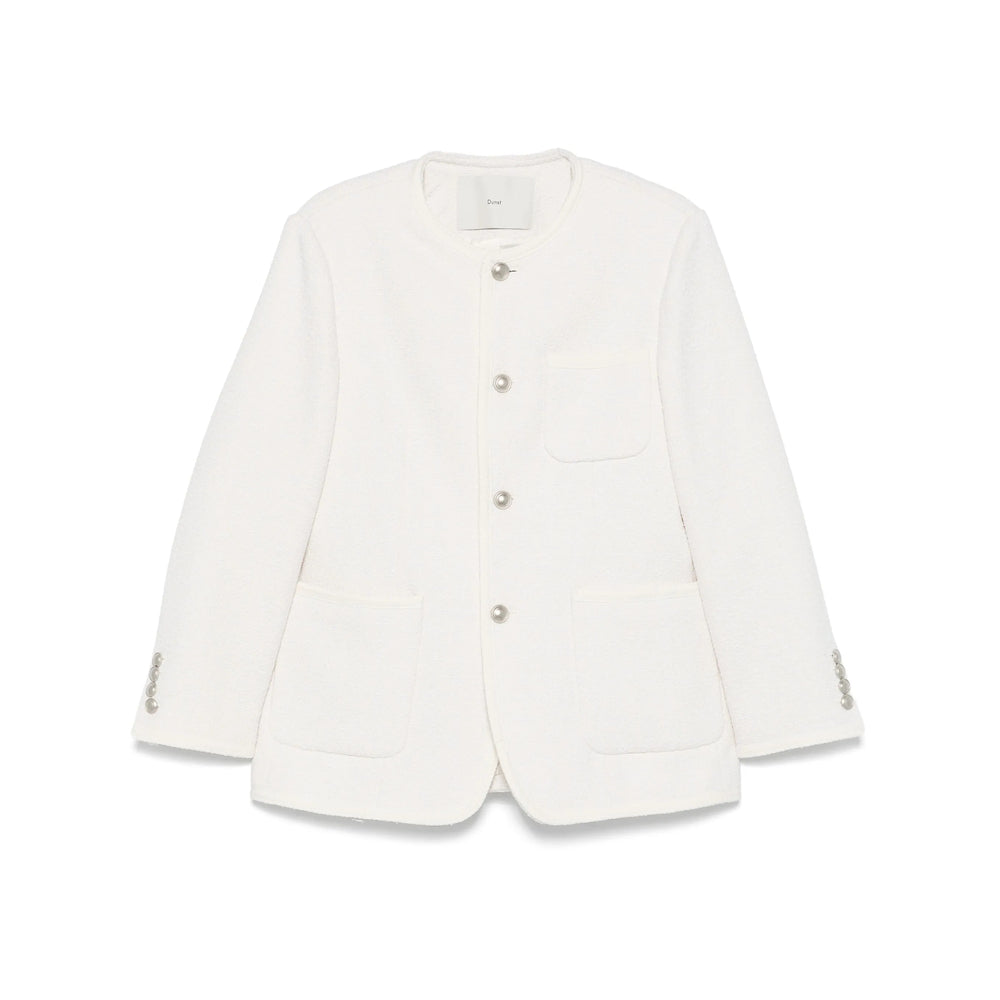 Dunst Wool Jackets - White | Wanan Luxury