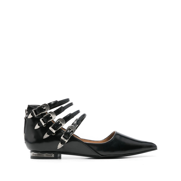 Toga Pulla Ballerine - Nero | Wanan Luxury