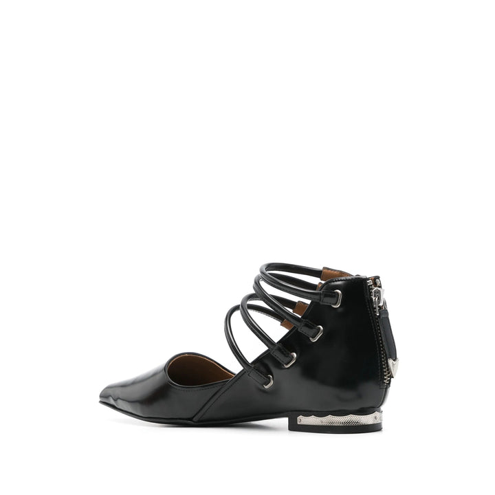 Toga Pulla Ballerine - Nero | Wanan Luxury