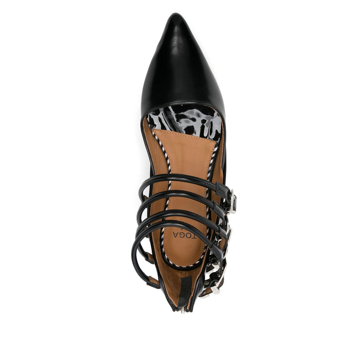 Toga Pulla Ballerine - Nero | Wanan Luxury