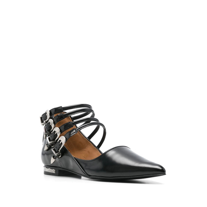 Toga Pulla Ballerine - Nero | Wanan Luxury