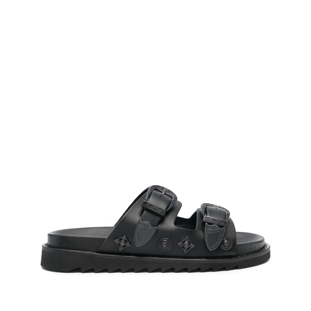 Toga Pulla Slippers - Black | Wanan Luxury