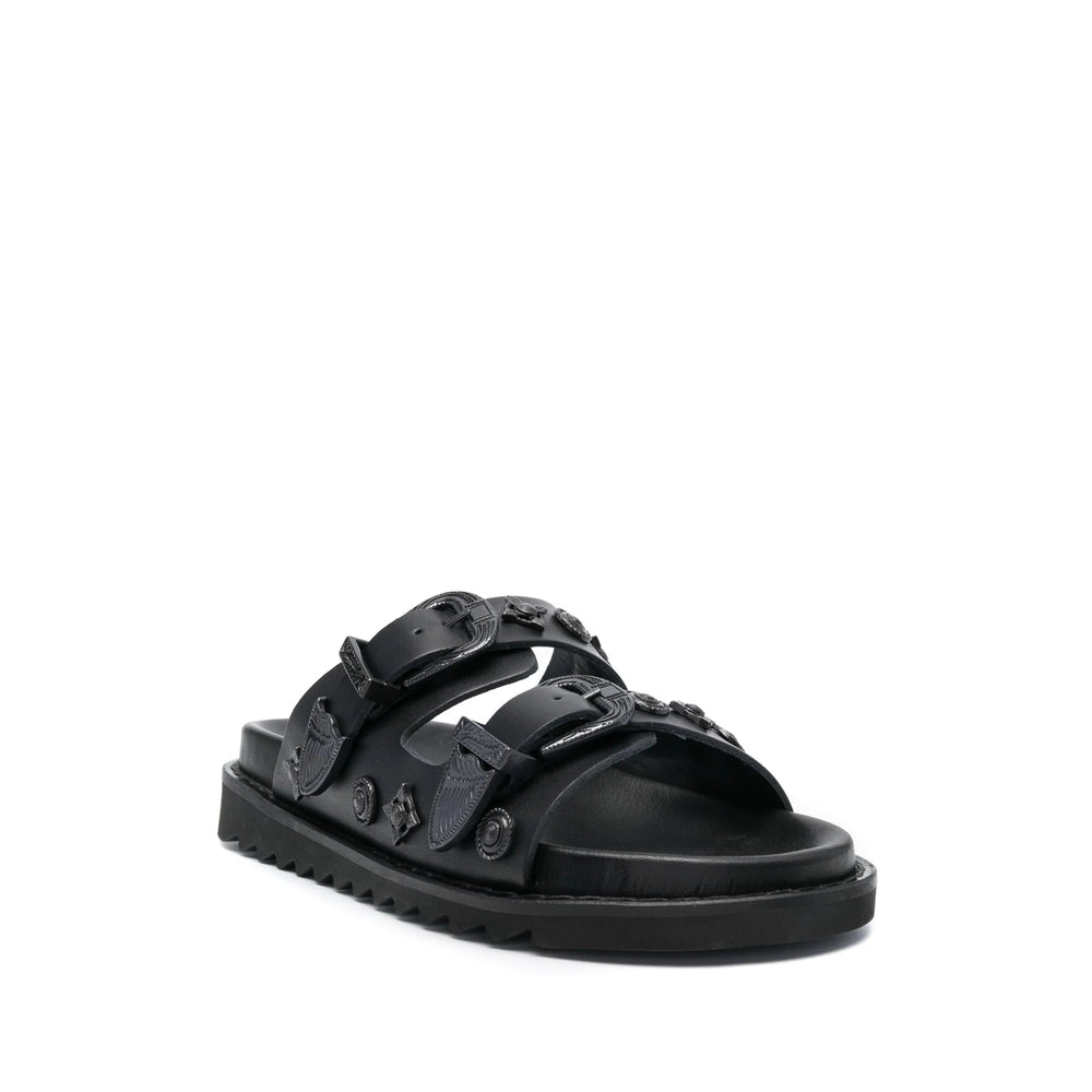 Toga Pulla Slippers - Black | Wanan Luxury