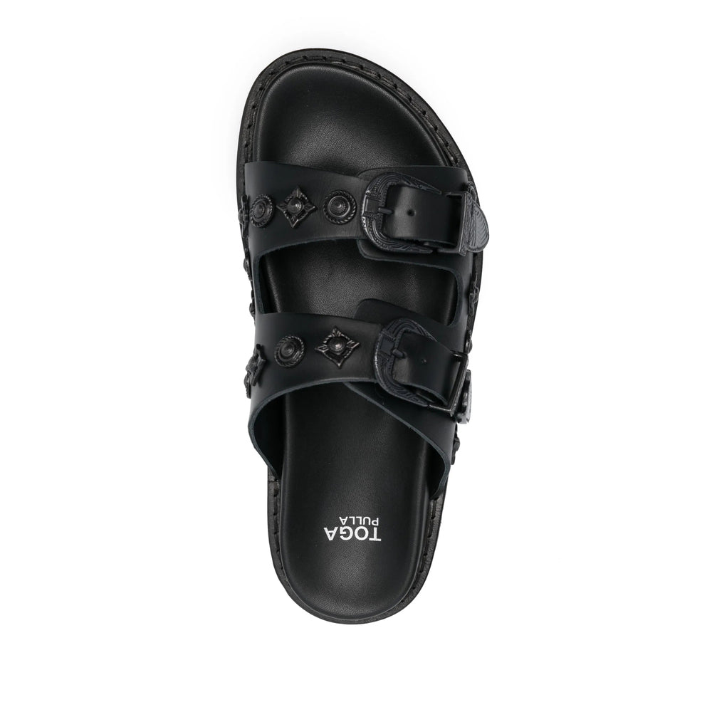 Toga Pulla Slippers - Black | Wanan Luxury