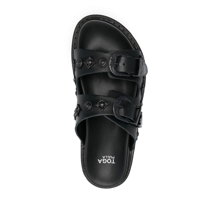 Toga Pulla Slippers - Black | Wanan Luxury