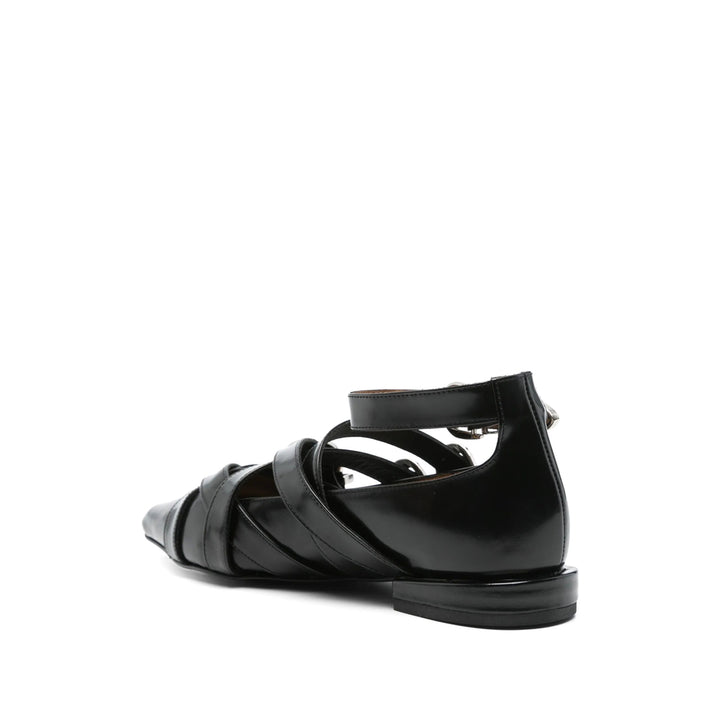 Toga Pulla Ballerine - Nero | Wanan Luxury