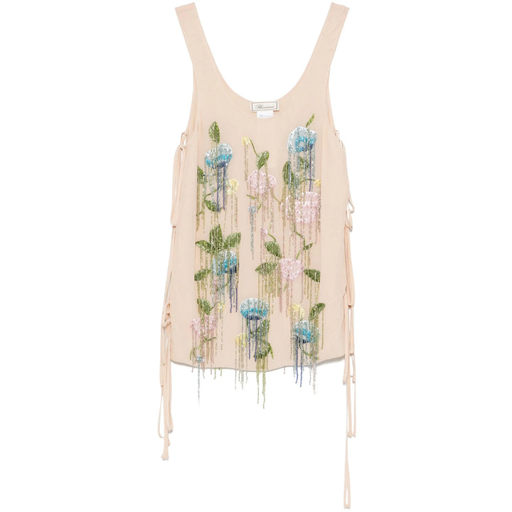 Blumarine Top - Neutro | Wanan Luxury