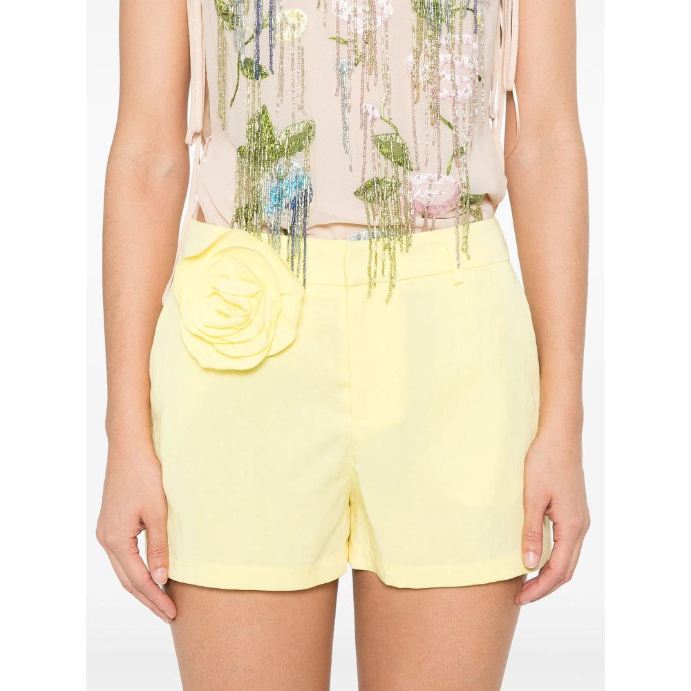 Blumarine Nylon Shorts - Yellow | Wanan Luxury