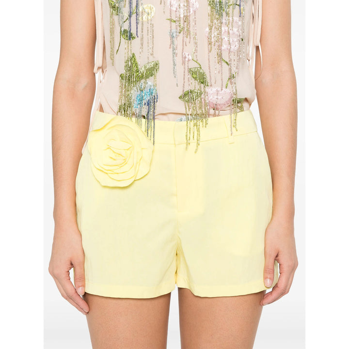 Blumarine Nylon Shorts - Yellow | Wanan Luxury