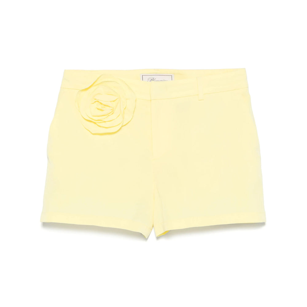 Blumarine Nylon Shorts - Yellow | Wanan Luxury