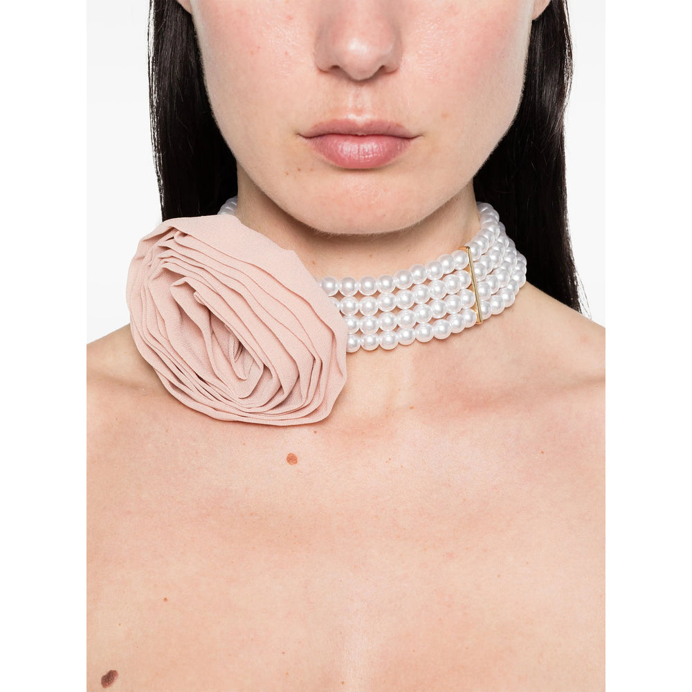 Blumarine Neutral  Pink Necklaces - Neutral, Pink | Wanan Luxury