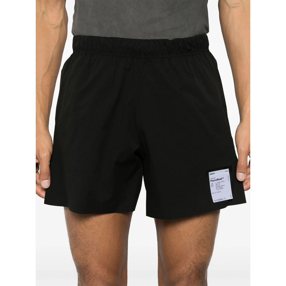 Satisfy Polyester Shorts - Black | Wanan Luxury