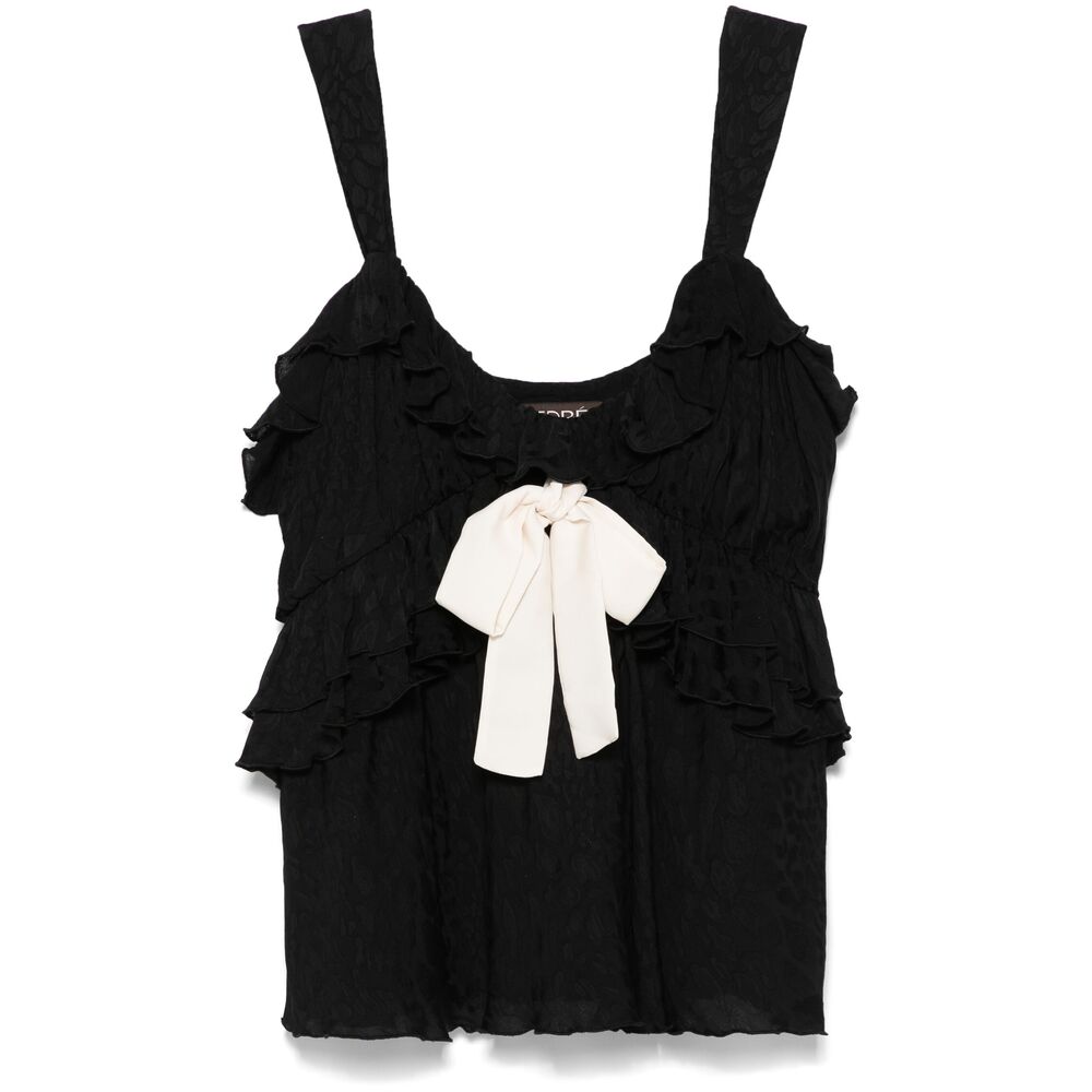 Siedres Top - Nero | Wanan Luxury