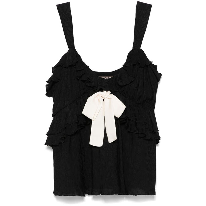 Siedres Top - Nero | Wanan Luxury