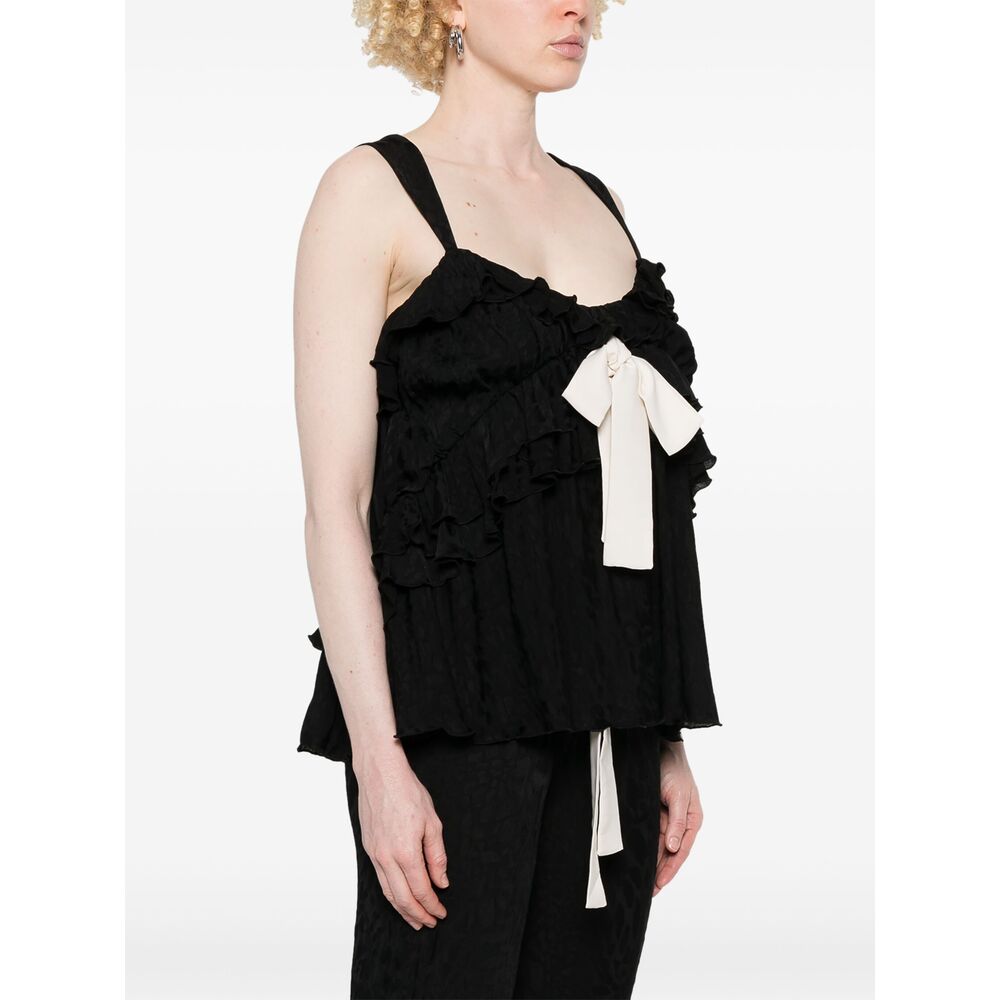 Siedres Top - Nero | Wanan Luxury