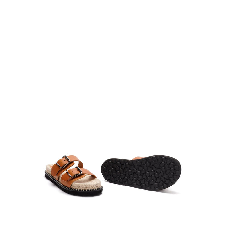 Castañer Slippers - Brown | Wanan Luxury