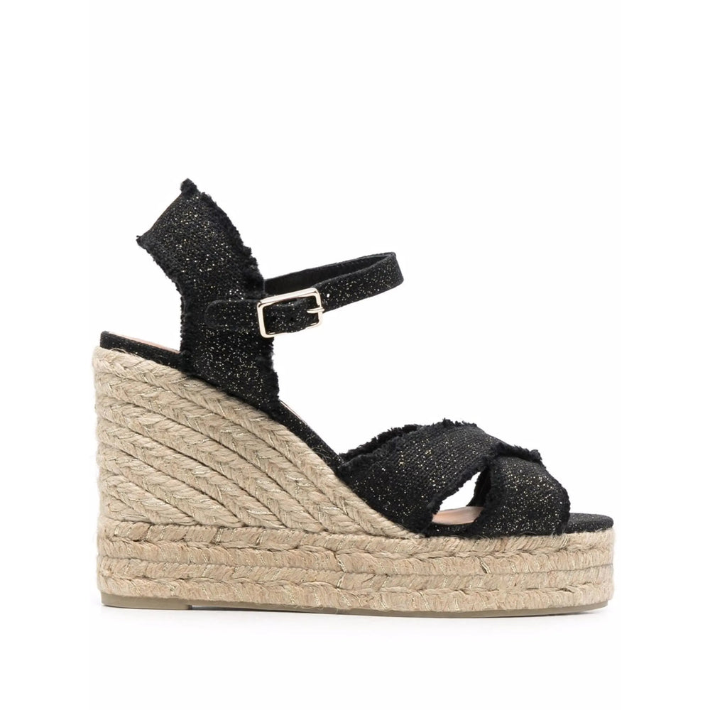 Castañer Espadrillas - Nero, Oro | Wanan Luxury