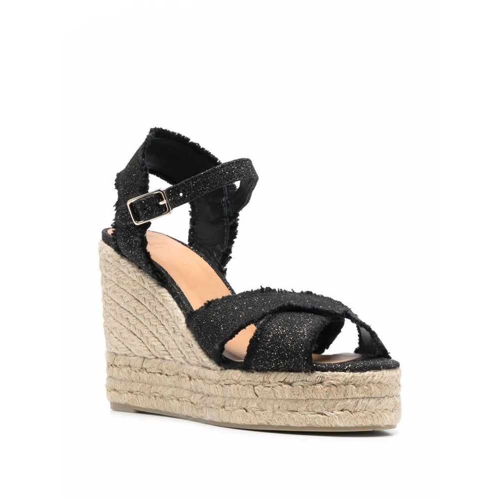 Castañer Espadrillas - Nero, Oro | Wanan Luxury