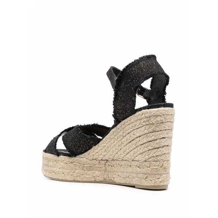 Castañer Espadrillas - Nero, Oro | Wanan Luxury