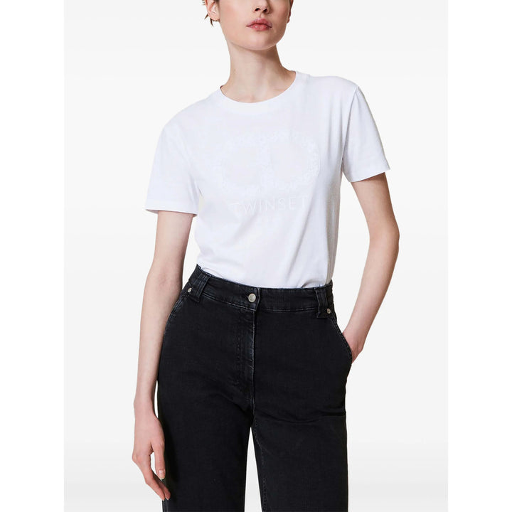 Twinset T Shirt - Bianco | Wanan Luxury