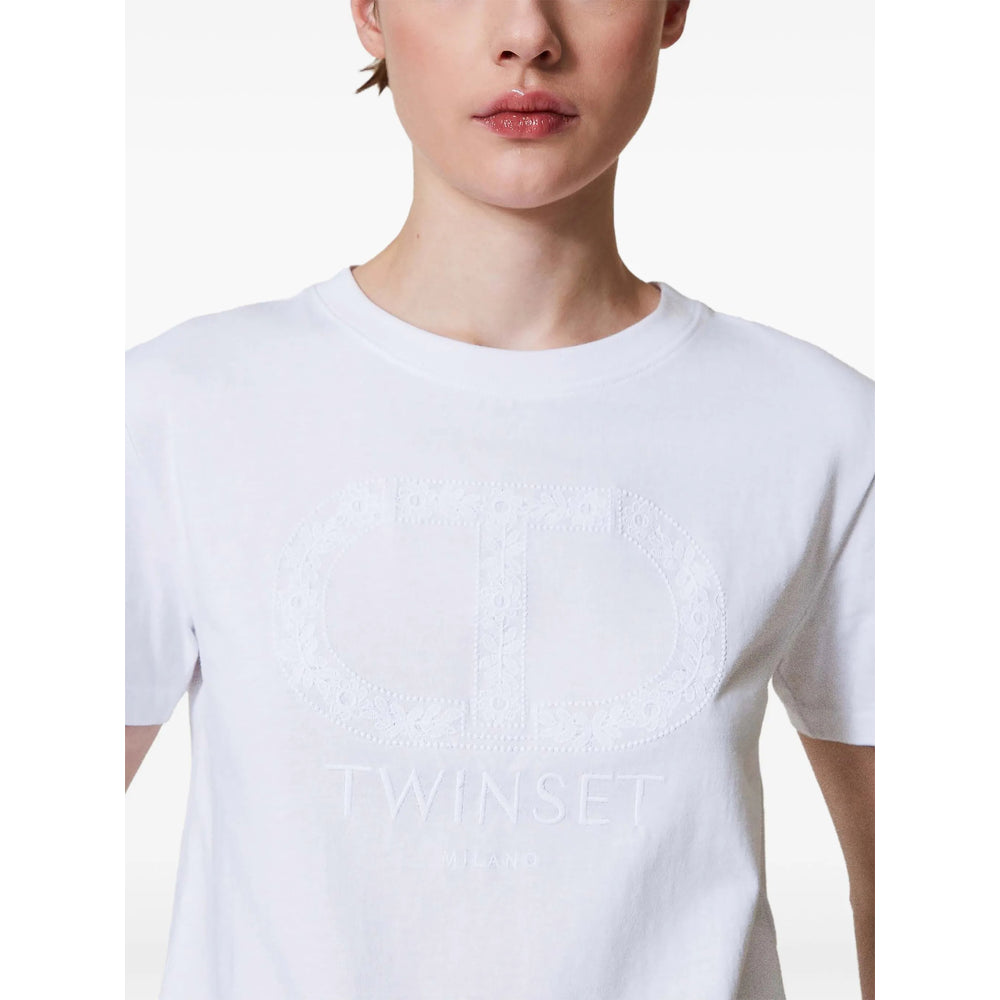 Twinset T Shirt - Bianco | Wanan Luxury