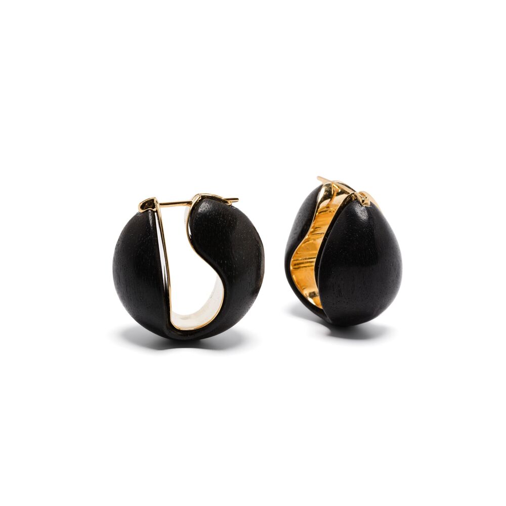 Coperni Orecchini - Oro, Marrone | Wanan Luxury