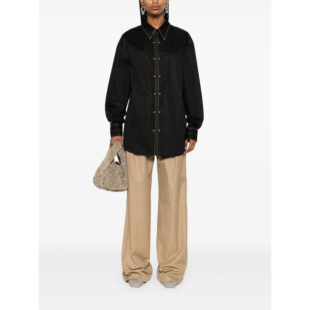 Lemaire Shirts - Black | Wanan Luxury