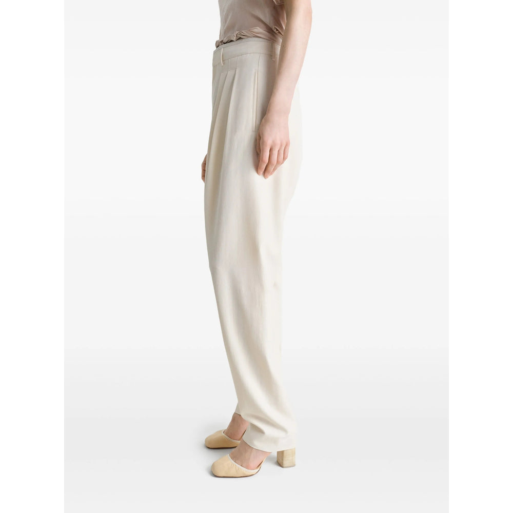Lemaire Pantaloni - Bianco | Wanan Luxury