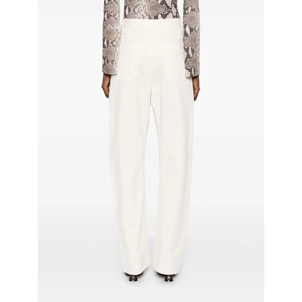 Lemaire Pantaloni - Bianco | Wanan Luxury