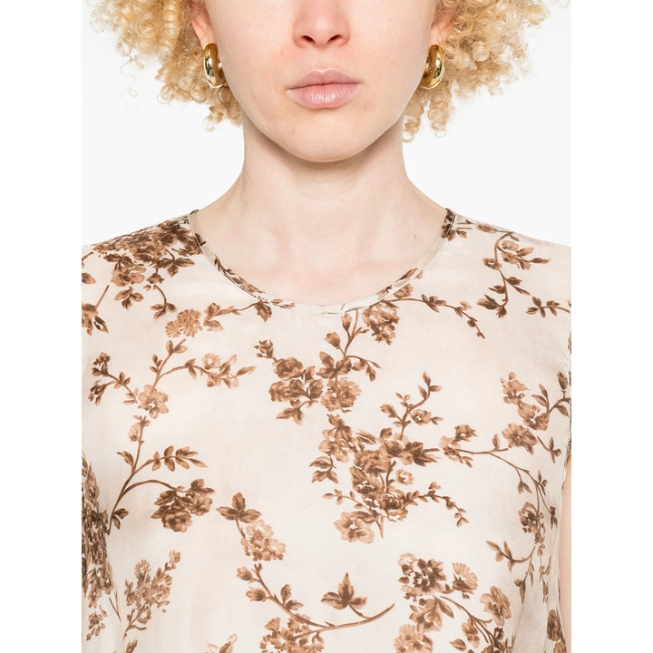 Uma Wang Abiti - Bianco, Marrone | Wanan Luxury