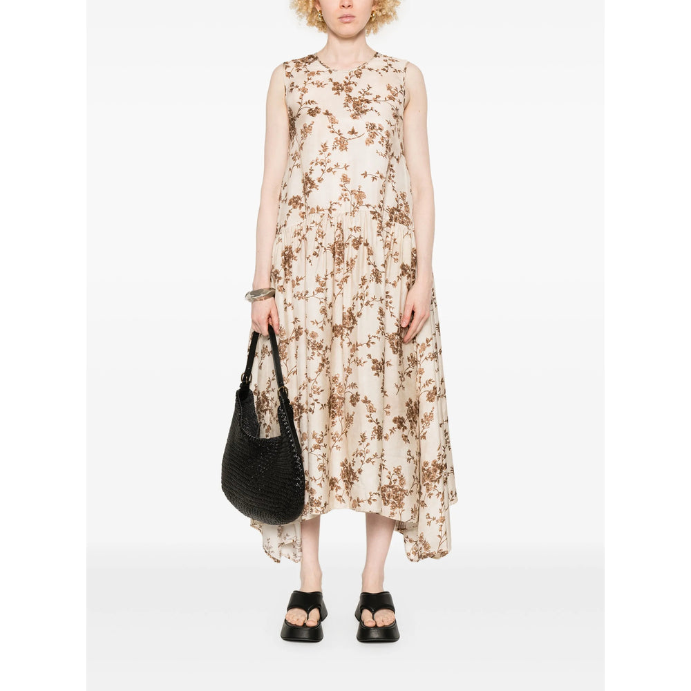 Uma Wang Abiti - Bianco, Marrone | Wanan Luxury