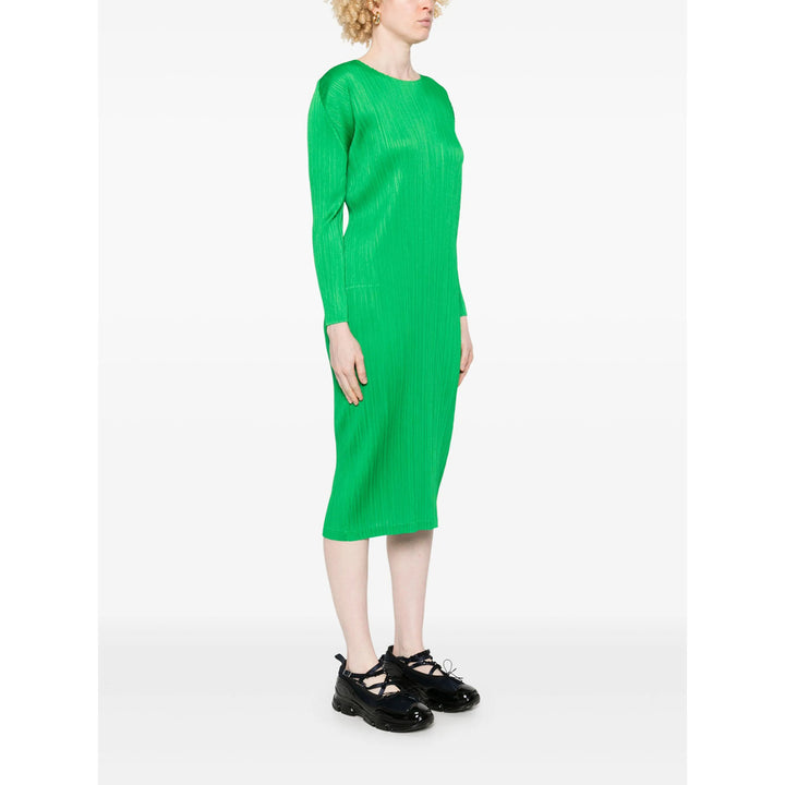 Pleats Please Issey Miyake Abiti - Verde | Wanan Luxury