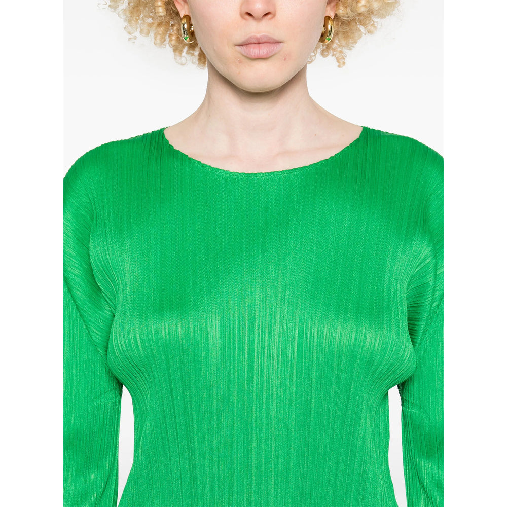 Pleats Please Issey Miyake Abiti - Verde | Wanan Luxury