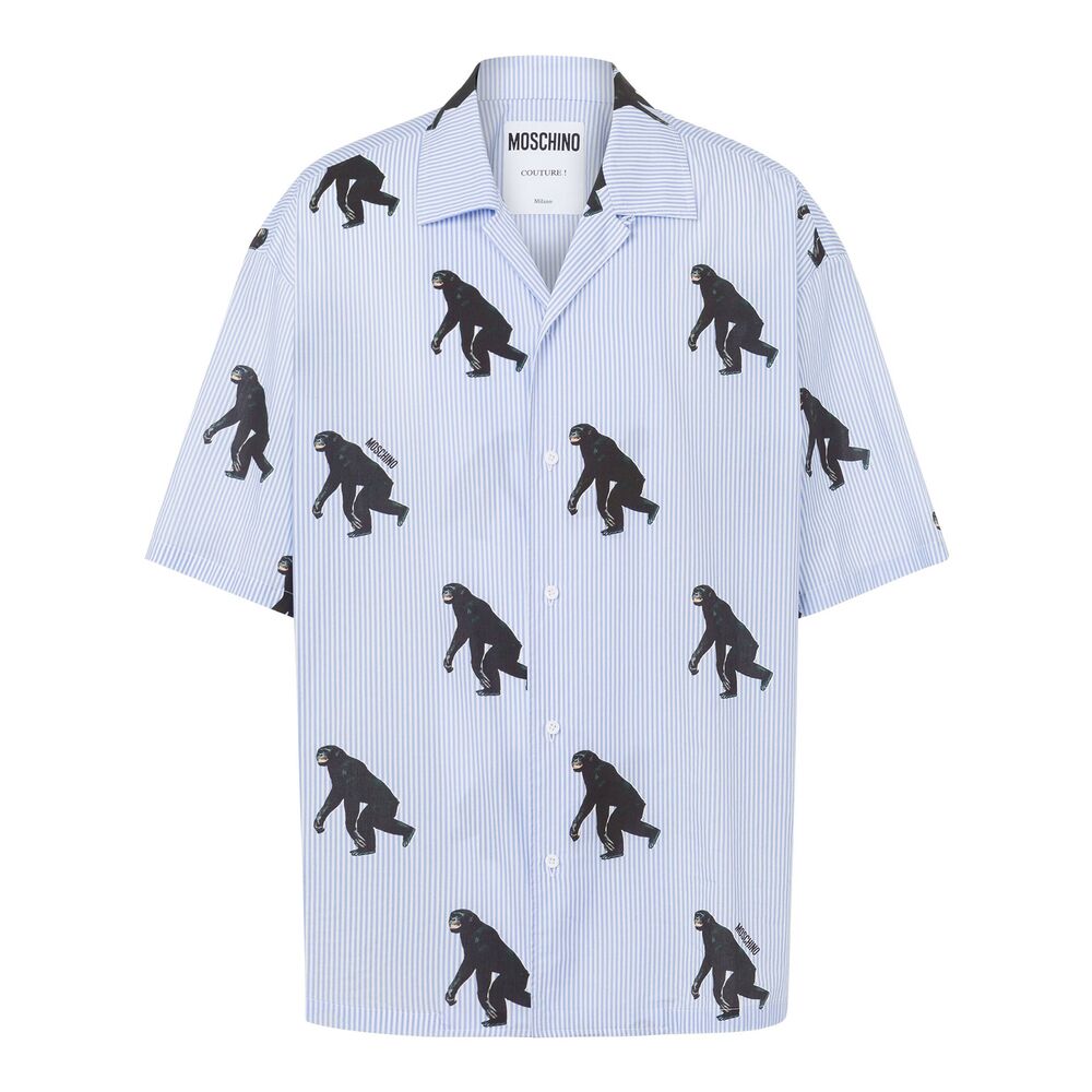 Moschino Camicie - Blu, Bianco | Wanan Luxury
