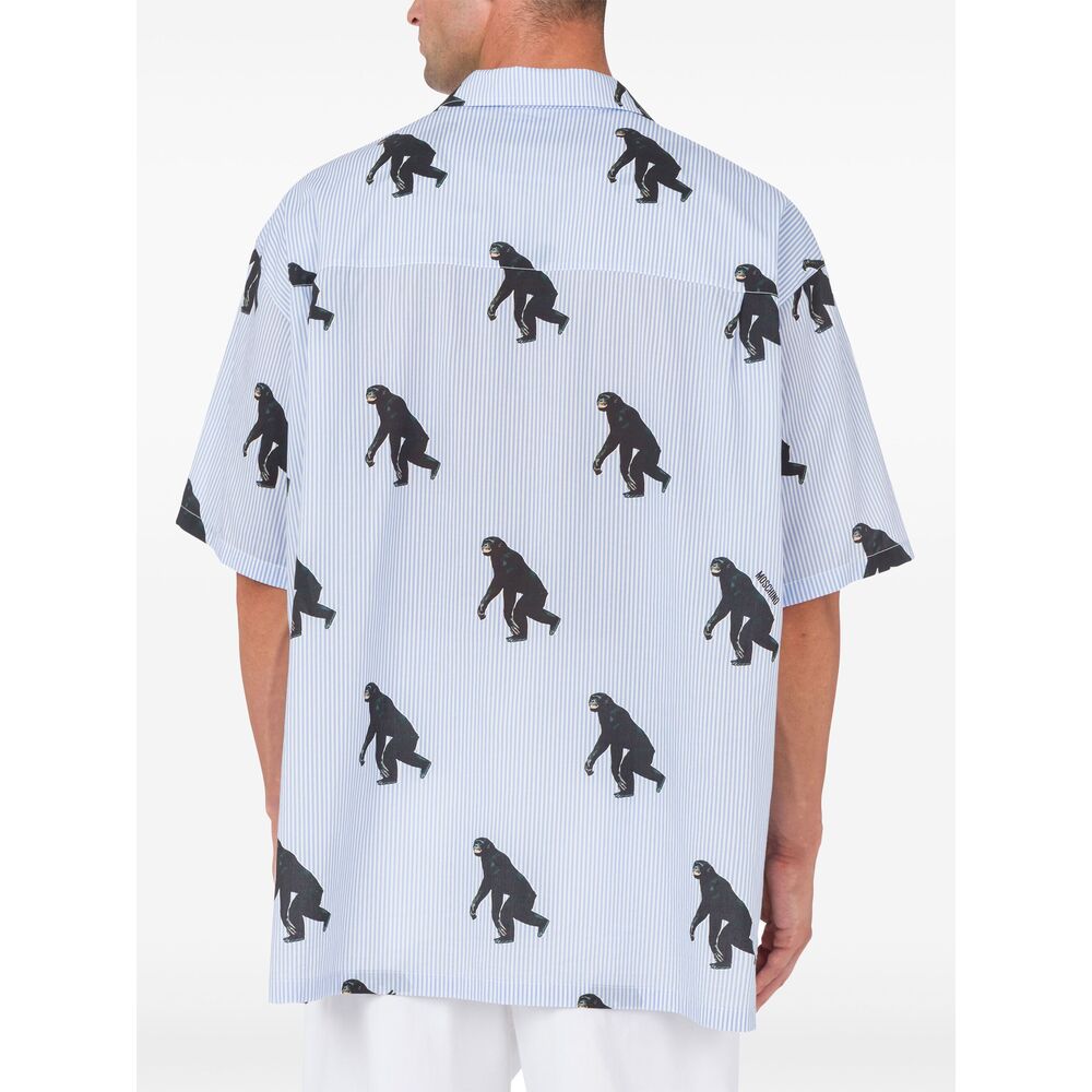 Moschino Camicie - Blu, Bianco | Wanan Luxury