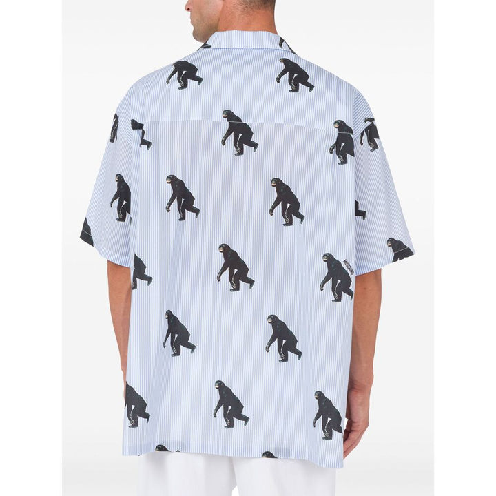 Moschino Camicie - Blu, Bianco | Wanan Luxury