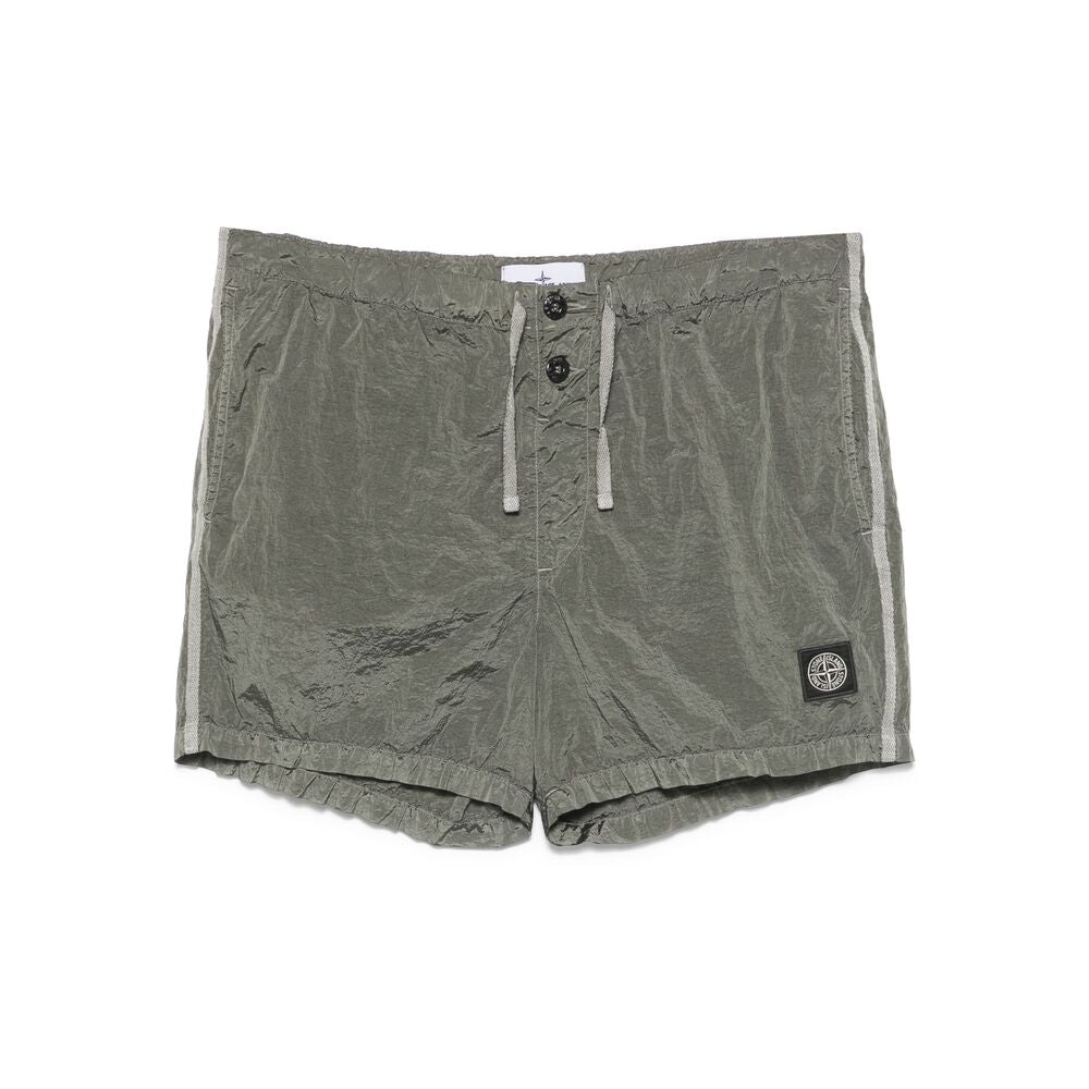 Stone Island Nylon Shorts - Green | Wanan Luxury