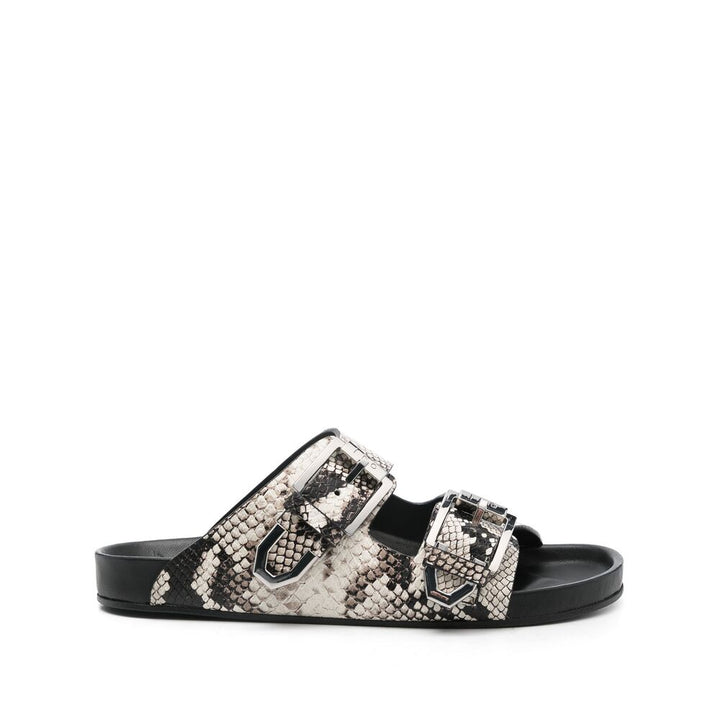 Iro Infradito - Bianco, Nero | Wanan Luxury