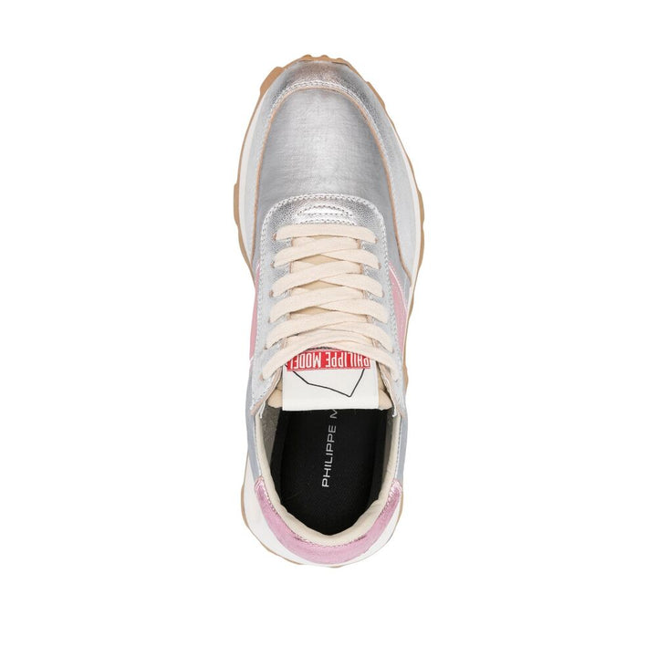 Philippe Model Rubber Sneakers - Silver, Pink | Wanan Luxury