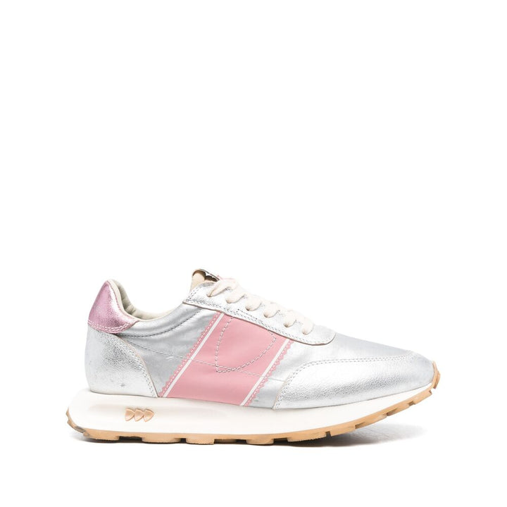 Philippe Model Rubber Sneakers - Silver, Pink | Wanan Luxury