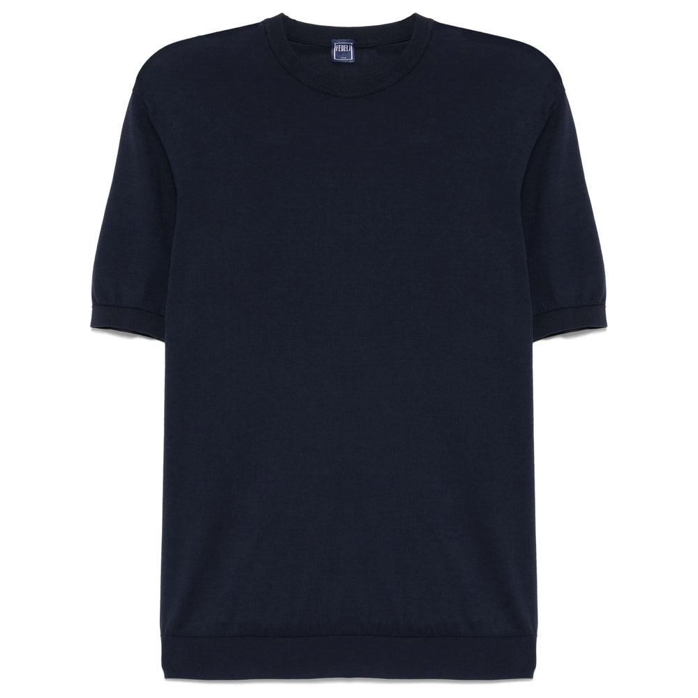 Fedeli T Shirts - Blue | Wanan Luxury