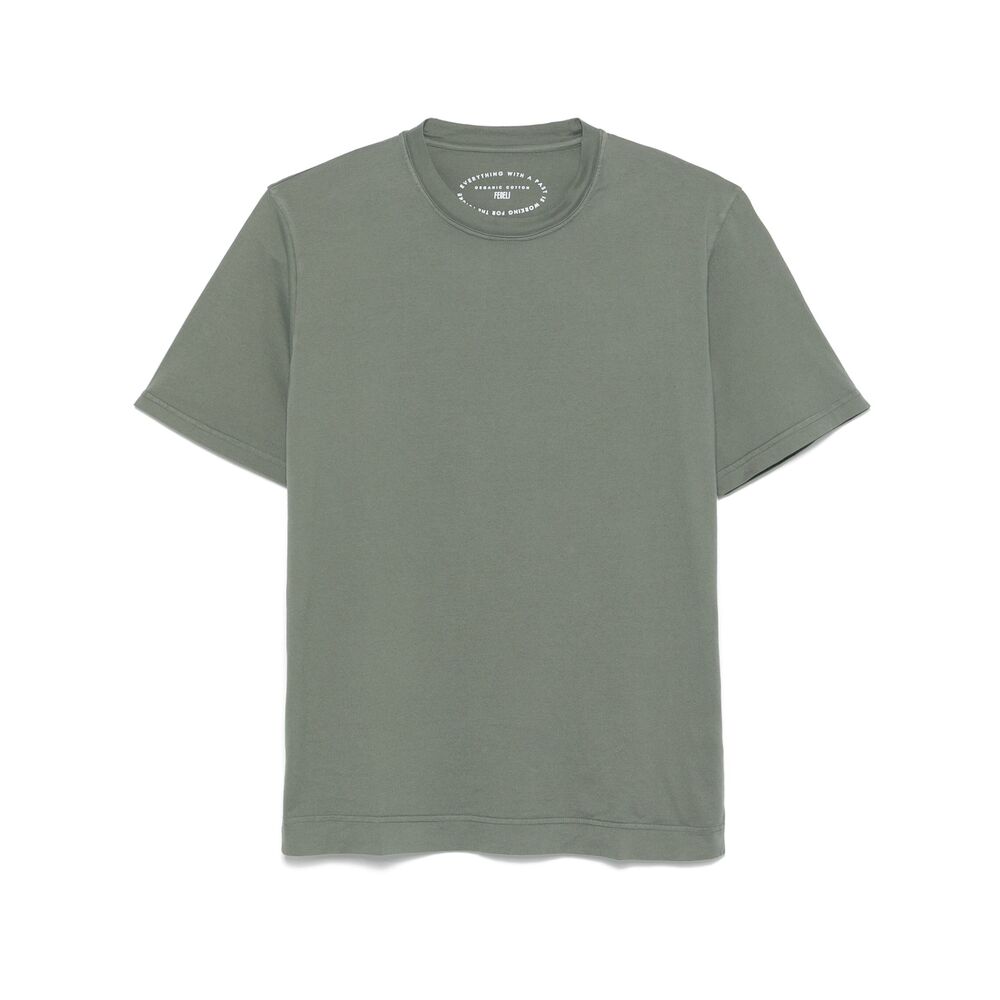 Fedeli T Shirts - Green | Wanan Luxury