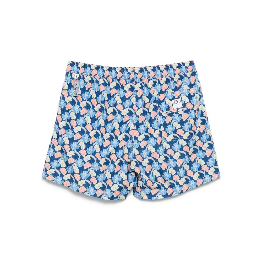 Fedeli Polyester Beachwear - Blue | Wanan Luxury